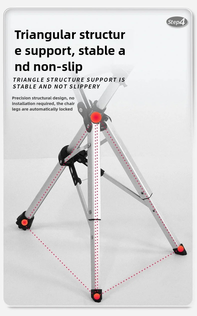 Folding Cane Chair — Lightweight 2-in-1 Walking Stick & Seat