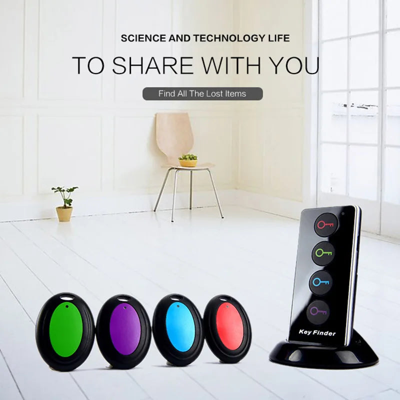 New 4-in-1 Wireless Key Finder Home Anti-loss Devices Mobile Phone Finders Multi Function Key Locator Tracker for Child Pet