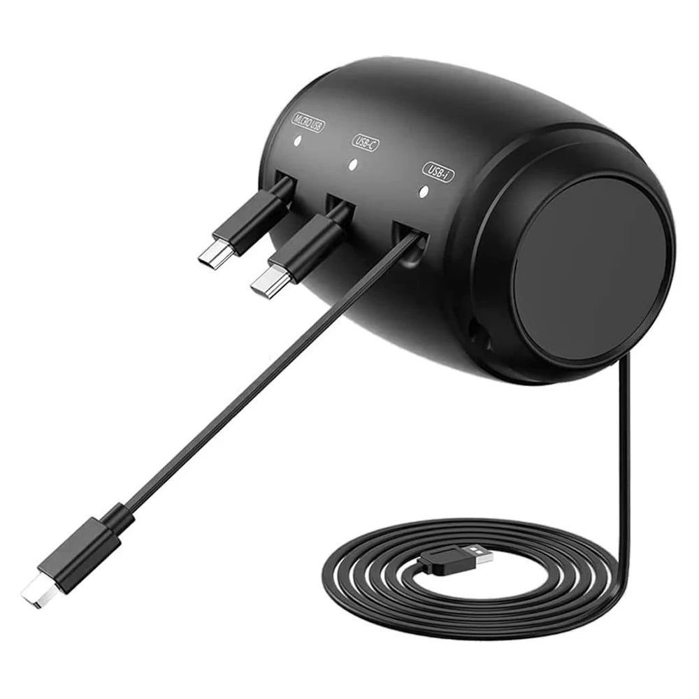 Multi Retractable Backseat Car Charger Headrest Fast Charging Adapter USB-C Android Apple for iPhone Samsung Notebook Accessory
