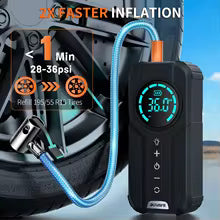 AutoPulse™ DriveMate – 8400mAh Car Starter & Tire Inflator