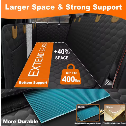 Seat Cover Rear Back Car Waterproof Bench Protector DriveSafe Guard