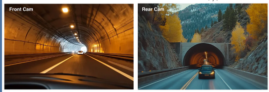 Acceo Vision A54 — 4K Rearview Mirror Dash Cam